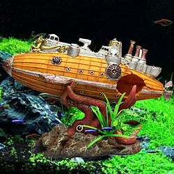 Avis Universal Épaves, sous-marins, pieuvres, aquariums, aquariums, jardinage, décorations.