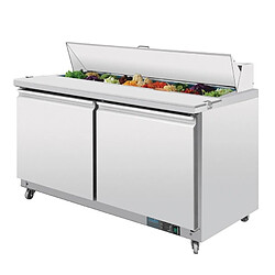 Saladette Réfrigérée 2 Portes 527 L - 16 x GN 1/6 - Polar