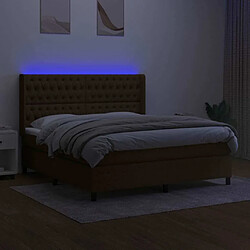 Avis Sommier à lattes,Cadre à lattes de lit pour Adulte matelas et LED Marron foncé 180x200cm -MN83462