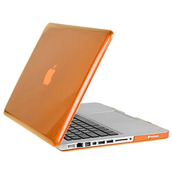 Wewoo Housse Étui Orange pour Macbook Pro 13,3 pouces Chapeau-Prince 3 en 1 Crystal Hard Shell de protection en plastique avec clavier de et prise de poussière de port