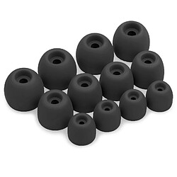 OKULI 12 x Écouteurs en Silicone Embouts d'oreilles pour Samsung Galaxy Buds 2 Pro Casque Écouteurs en Noir