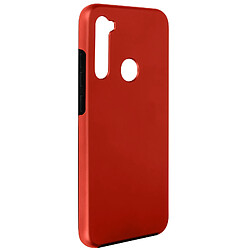 Avizar Coque Xiaomi Redmi Note 8 et Note 8 2021 Rigide et Avant Souple - rouge