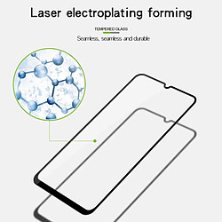 Wewoo Film de verre trempé plein écran 9H 2.5D pour Galaxy A30 (Noir) pas cher