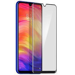 Avizar Film Écran Xiaomi Redmi Note 7 Verre Trempé Biseauté Transparent Bord noir