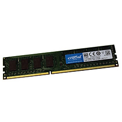 4Go RAM Crucial CT51264BD160B.C16FKD DDR3 PC3L-12800U 240-PIN 1600Mhz 1.35v CL11 · Occasion 