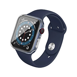 Coque en TPU IMAK anti-griffes, blanc - transparent pour votre Apple Watch SE/Series 6/5/4 40mm