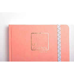 Quo Vadis Life Journal Carnet 21 Dots Point avec Élastique 15X21cm Rouge