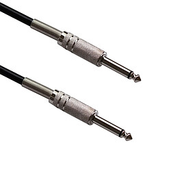 Wewoo Câble 1,8 m 1/4 pouce 6,35 mm mâle à blindé Jack Mono Plugs Audio Patch Cable