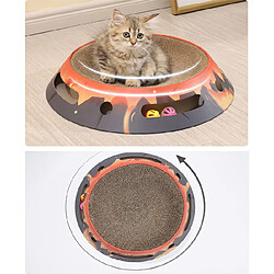 Acheter Universal Tableau de grattage de chat rond en bois grattage de chat en papier ondulé canapé-lit 3 en 1 jouet pour animaux de compagnie chat-grattage jouet pour chat |