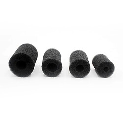 Acheter 10pcs poissons d'aquarium utiles filtre éponge tampon pad noir 4x8cm trou 1.5cm