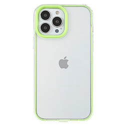 Coque en TPU anti-rayures vert fluorescent pour votre iPhone 13 Pro 6.1 pouces