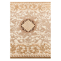 Vidal Tapis de couloir en laine 302x81 brun Darya pas cher