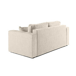 Avis Bestmobilier Topaze - canapé droit 2 places - en tissu velours relief