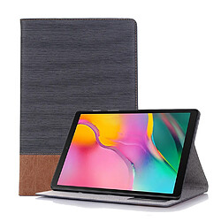 Wewoo Housse Coque Etui à rabat horizontal en cuir à texture croisée pour Galaxy Tab S5e 10.5 T720 / T725avec support et emplacements cartes et porte-monnaie Gris