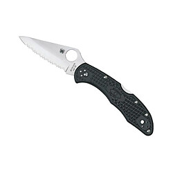 SPYDERCO - C11SBK - COUTEAU SPYDERCO DELICA 4 NOIR A DENTS