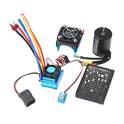 3100KV Brushless Motor Upgrade Brushless Combo Set Pour 1/16 1/10 RC Car 80A