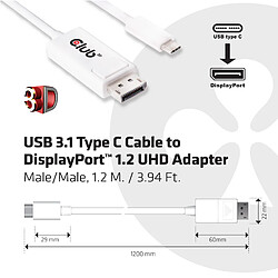 Acheter Club 3D CLUB3D USB 3.1 Type C Cable to DisplayPort 1.2 UHD Adapter