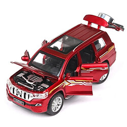 Universal 1: 32 Toyota Prado SUV en alliage moulé sous pression modèle de voiture jouet son et éclairé collection cadeau (rouge)