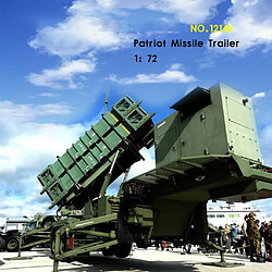 1:72 Moulé sous Pression USA PAC-3 Patriot Missile 4D Jouet D'affichage de Modèle de Véhicule Militaire pas cher