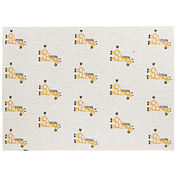 Acheter Beliani Couverture CHILARI Coton 130 x 170 cm Beige Pour enfants