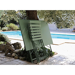 Acheter ALIZÉ Chaises pliantes en acier Cuba (Lot de 2) amande.