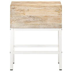 Avis Maison Chic Table de chevet,Table de nuit,Table d'appoint pour salon 40x30x50 cm Bois de manguier massif -MN76583