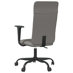 Acheter Helloshop26 Chaise fauteuil siège de bureau informatique étude réglable en hauteur foncé tissu gris 02_0024070