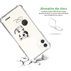 Avis Coque iPhone 11 anti-choc souple avec angles renforcés transparente Chat et Laine Evetane