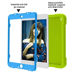 Avis Coque en TPU + Silicone avec béquille pivotante à 360° vert/bleu pour votre Apple iPad 10.2 (2019)