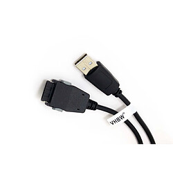 Câble USB vhbw 1,0m pour Samsung SGH-E620, SGH-E720, SGH-E810, SGH-i300, SGH-i300x, SGH-P730, SGH-S341i, SGH-S342i, SGH-Z110, SGH-Z130, SGH-Z140, etc.