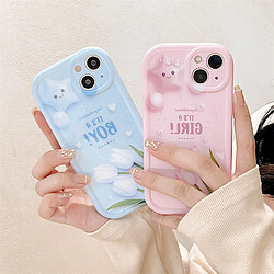 GUPBOO Étui pour iPhone12Pro Creative star tulip japonais et coréen étui pour téléphone portable fille