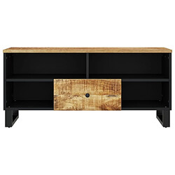 Acheter Maison Chic Meuble TV scandinave - Banc TV pour salon 100x33x46 cm bois de manguier et d'ingénierie -MN39536