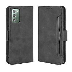 Etui en PU avec support noir pour votre Samsung Galaxy S20 Lite/S20 Fan Edition/FE 4G/5G