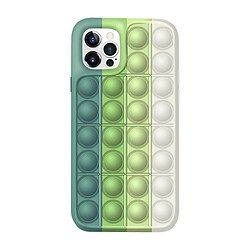 Universal Push Pop Bubble Green Silicone Case pour iPhone 11