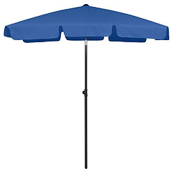 Maison Chic Parasol Jardin | Parasol de plage bleu azur 180x120 cm - GKD24079