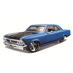 Universal 1: 24 Modifié Chevrolet SS 396 Modèle de précision de moulage sous pression hautement détaillé Modèle de voiture Collection Cadeaux | Voiture jouet de moulage sous pression (bleu)