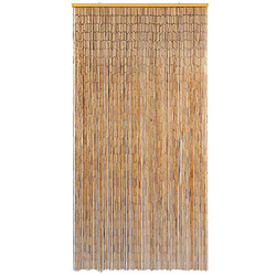 vidaXL Rideau de porte contre insectes Bambou 100 x 200 cm