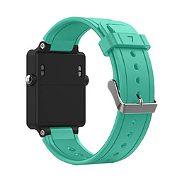 Bracelet en silicone cyan pour votre Garmin Vivoactive Acetate