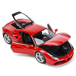 Universal 1: 18 Voiture de sport Simulation statique Moulée sous pression Modèle de collection Voiture Jouet | Moulée sous pression(Rouge)