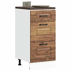 vidaXL Armoire de cuisine Kalmar vieux bois bois d'ingénierie