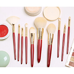 G63 10pcs Maquillage Brosse Set Soleil Shadow Brush Foundation Foundation Brosse Beauté Outil de voyage Maquillage Makep Brush Brushes Set