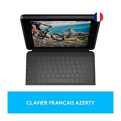 LOGITECH - Clavier et etui - Rugged Folio pour Apple 10.2-inch iPad 7eme generation, 8eme generation - Noir