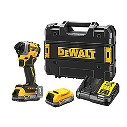 DeWalt DCF850E2T Visseuse à choc sans fil 205Nm 1/4" 18V Brushless + 2x Batteries 1,7Ah + Chargeur + Coffret TSTAK