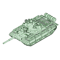 Russian T-62 BDD Mod.1984 (Mod.1972 modification)- 1:72e - Trumpeter