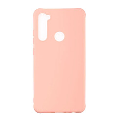 Coque en TPU couleur pure antichoc mat rose pour votre Xiaomi Redmi Note 8