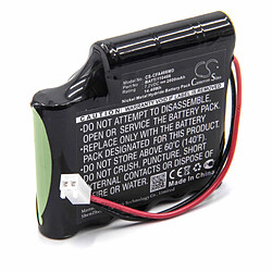 vhbw NiMH batterie 2000mAh (7.2V) pour dispositif para-médical électrostimulateur musculaire compatible avec Globus Activa 300 remplace BATT/110466.