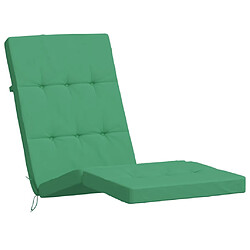 Avis vidaXL Coussins de chaise longue lot de 2 vert tissu oxford