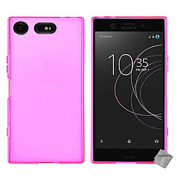 Htdmobiles Coque silicone gel fine pour Sony Xperia XZ1 Compact + film ecran - ROSE