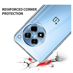 Htdmobiles Coque pour OnePlus 12R 5G - housse etui silicone gel fine + film ecran - TRANSPARENT TPU