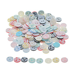 200pcs 12mm Bouteilles En Résine 2 Trous Boutons Décoratifs Couture Artisanat Ours